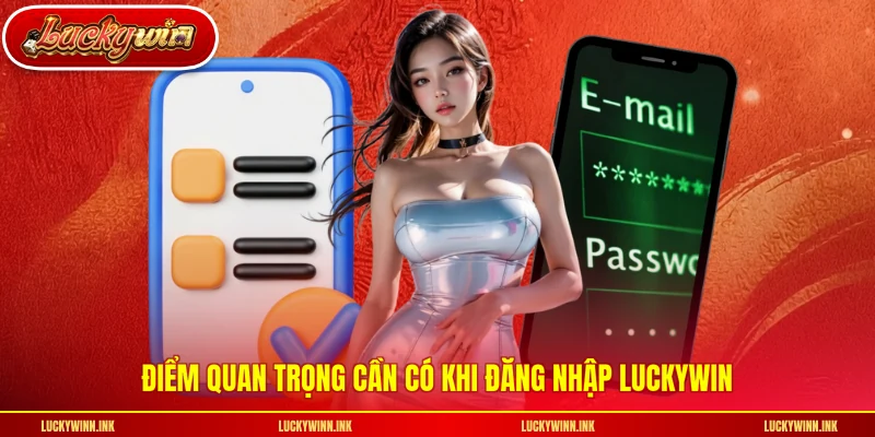 Điểm quan trọng cần có khi đăng nhập LUCKYWIN